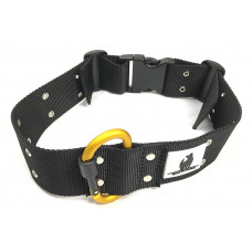DOGS COLLARS RUGGED MADE OF WIDE TACTICAL PISTOL BELT WEBBING QUICK RELEASE BUCKLE WITH LOCKING CARABINER LEASH ATTACH POINT PERFECT FOR YOUR WALKING MEDIUM OR LARGE BREEDS DOGS BY DIEZEL PET PRODUCTS